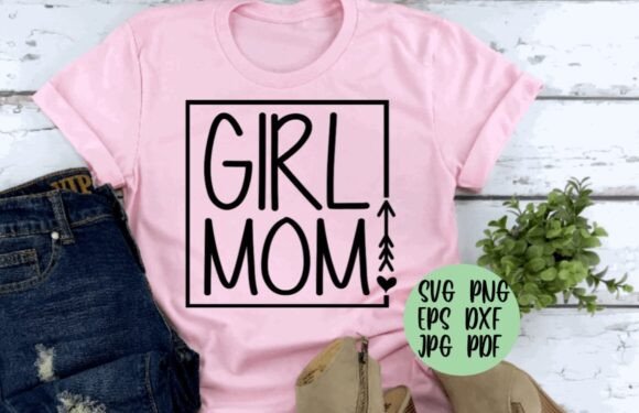 Girl Mom with Frame Heart Arrow: A Practical Designer’s Take
