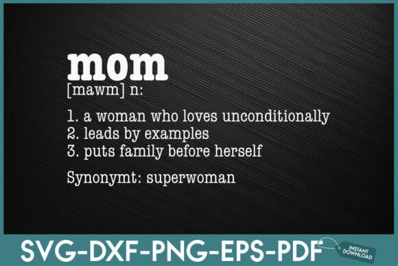 Mom Definition Happy Mother's Day Review
