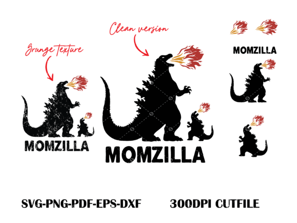 Momzilla SVG Bundle: A Hilarious Twist for Mother’s Day Embroidery