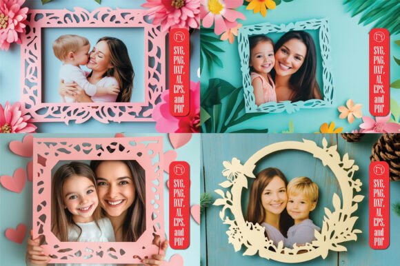 Mother s Day Photo Frame SVG Bundle Review for Real Embroidery Projects