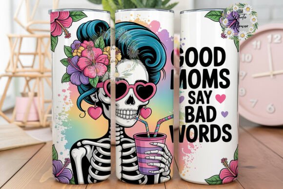 Sassy Skull Mom 20oz Tumbler Wrap