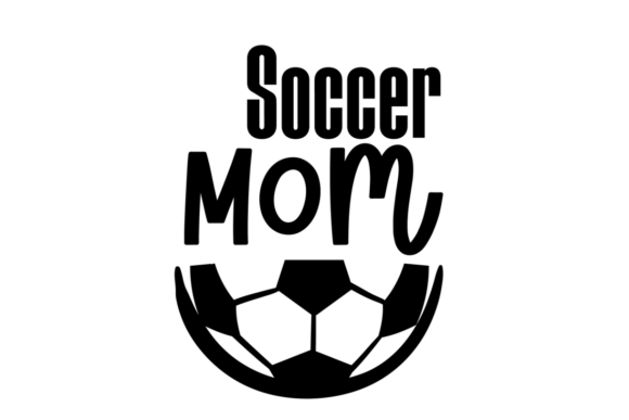 Soccer Mom Text: Bold Charm for Craft Projects